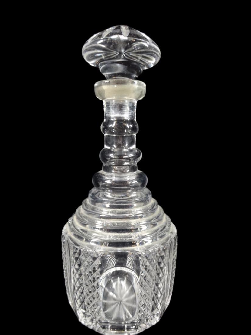 CRYSTAL DECANTER, APPROX 12"H (1 of 3)