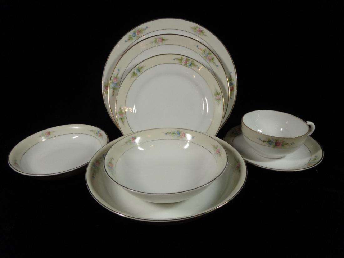 73 PC NORITAKE CHINA, SEDAN PATTERN, INCLUDES 11 (1 of 9)