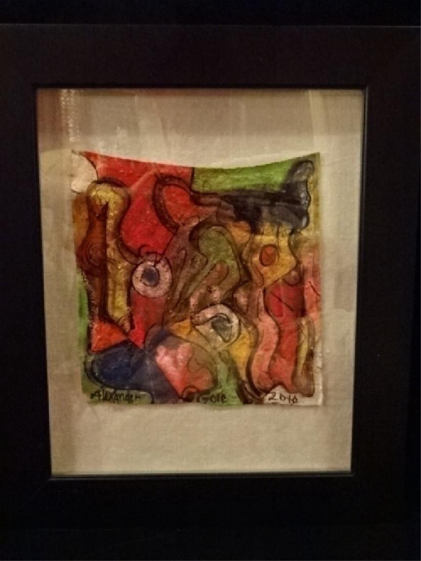 ALEXANDER GORE ORIGINAL OIL ON LINEN, ABSTRACT FIGURE, (1 of 10)