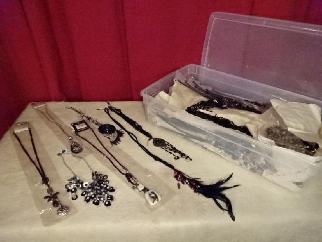 LARGE GROUP LOT NEW COSTUME JEWELRY, 26" X 15" BIN (1 of 8)