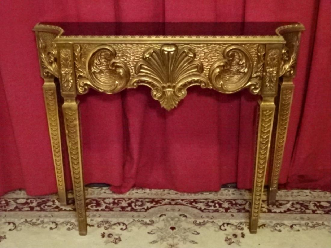 MID CENTURY ITALIAN CONSOLE TABLE, HOLLYWOOD REGENCY (1 of 5)