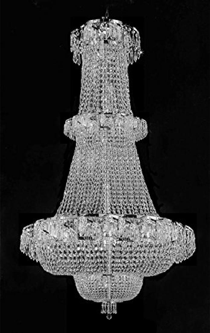 SPECTACULAR FRENCH EMPIRE STYLE CRYSTAL CHANDELIER, (1 of 1)