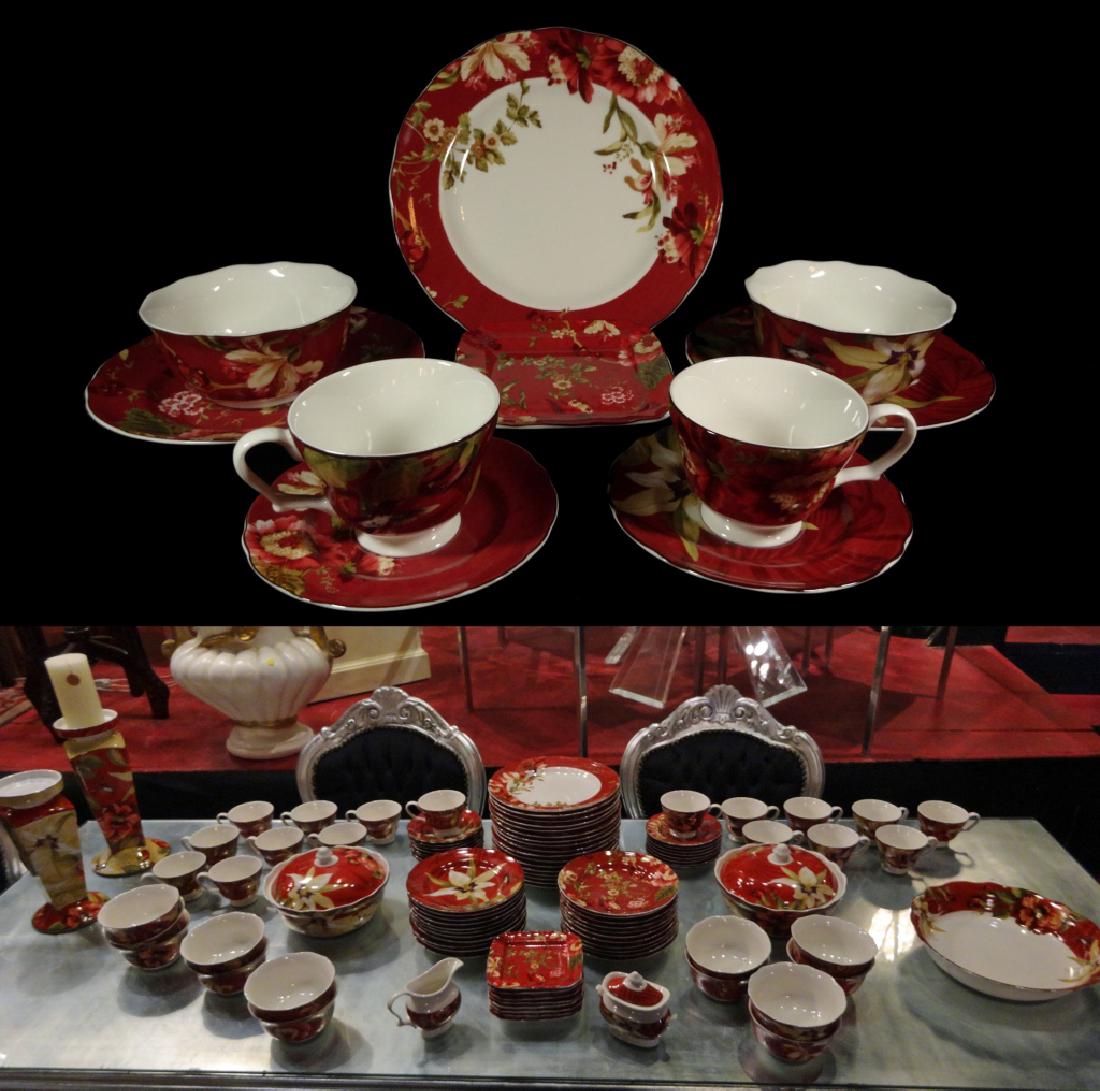 99 PC CHINA SERVICE BY 222 FIFTH (PTS), MIXED FLEUR (1 of 13)