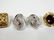 3 PAIRS VINTAGE CLIP EARRINGS, SILVER TONE WITH - 3