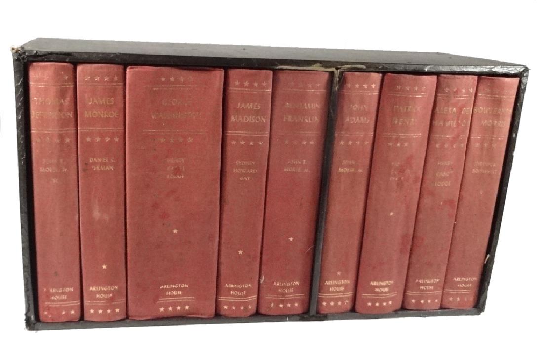 9 BOOK SET: GIANTS OF AMERICA - THE FOUNDING FATHERS. (1 of 20)