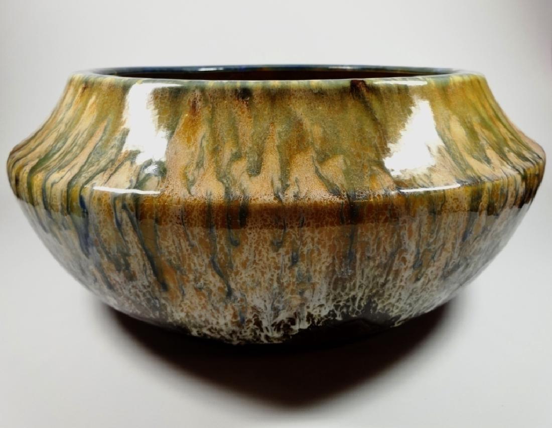 VINTAGE DRIP GLAZE D & D POTTERY PLANTER, MADE IN USA, (1 of 10)