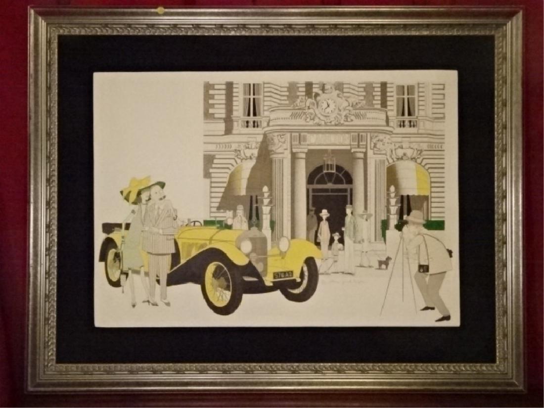 LARGE DENIS-PAUL NOYER LITHOGRAPH, "CARLTON", LIMITED (1 of 8)