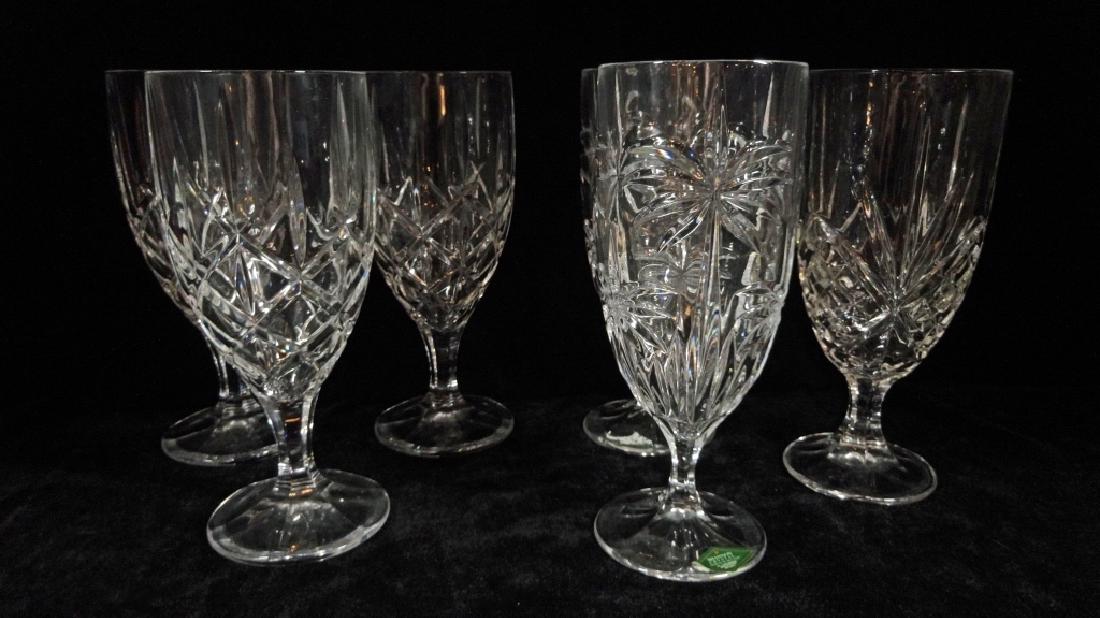 6 PC CRYSTAL WATER GOBLETS, INCLUDES 3 GORHAM, 2 (1 of 10)