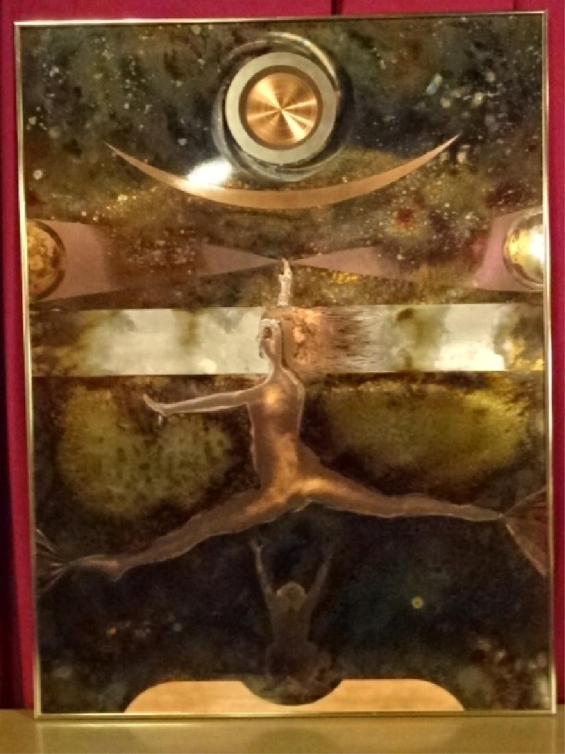 DALE CLARK ABSTRACT METAL WORK, HAMMERED AND TEXTURED (1 of 8)