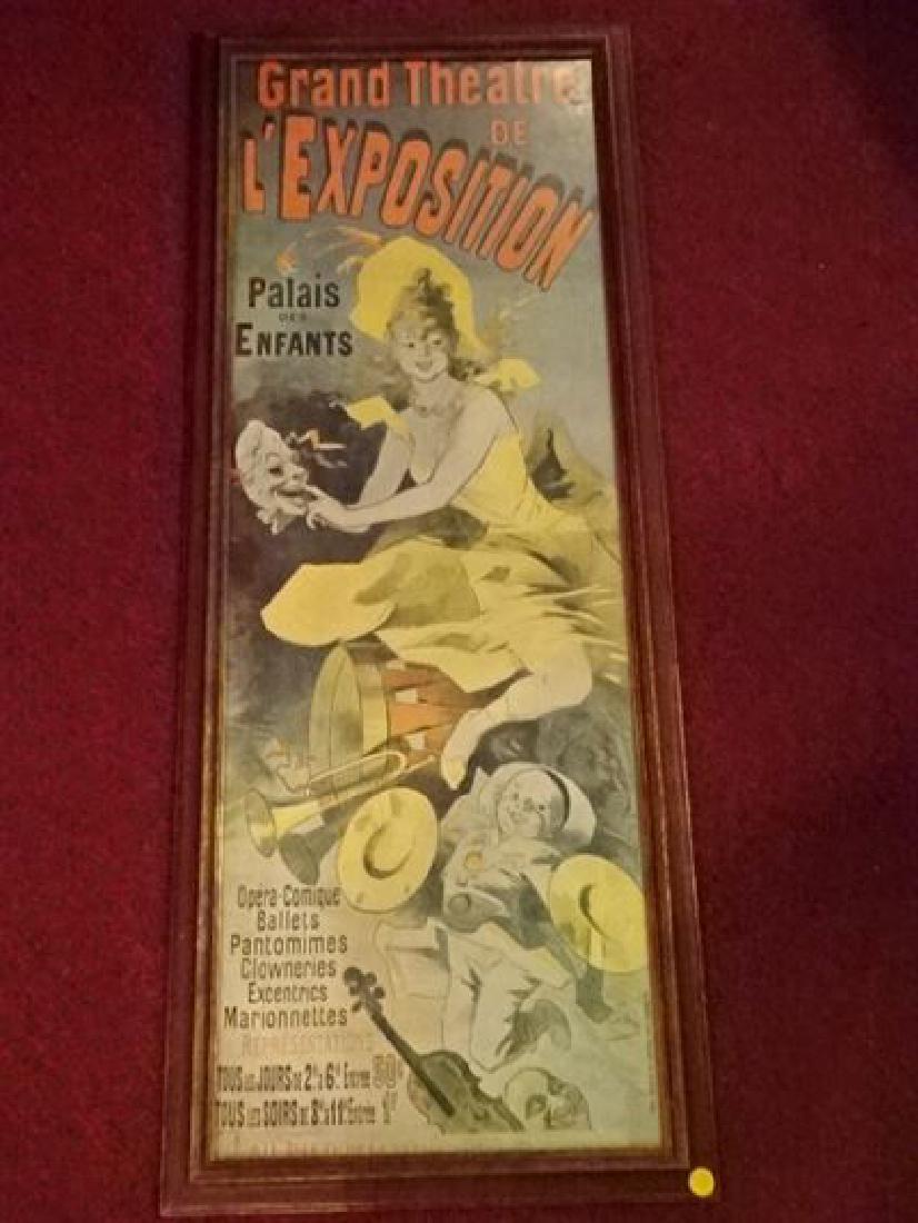 FRENCH ADVERTISING POSTER, GRAND THEATRE DE (1 of 4)