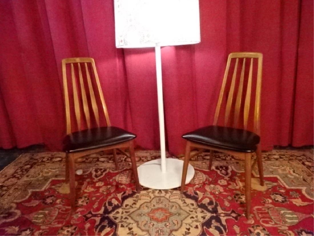 PAIR DANISH MODERN "EVA" CHAIRS BY KOEFOEDS HORNSLET, (1 of 9)