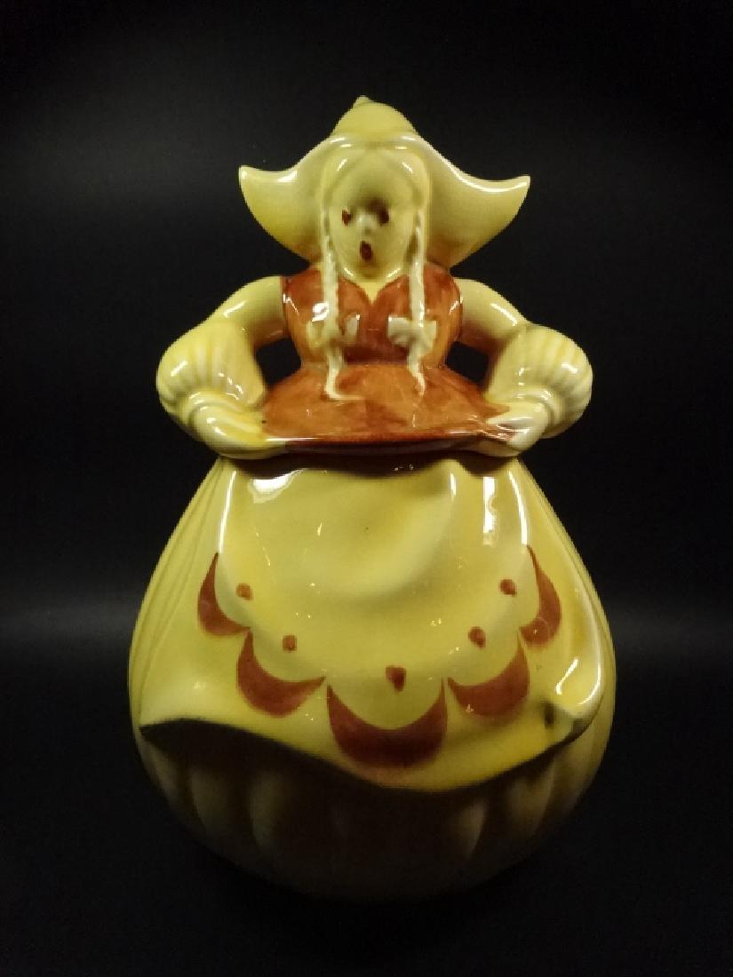 VINTAGE REDWING COOKIE JAR, KATRINA THE DUTCH GIRL, (1 of 8)