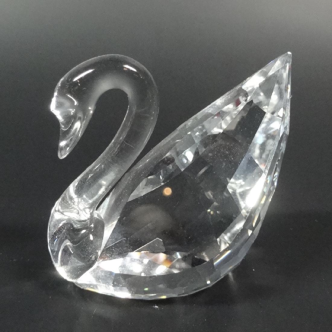 RETIRED SWAROVSKI CRYSTAL SWAN, SCS MEMBER GIFT, APPROX (1 of 9)
