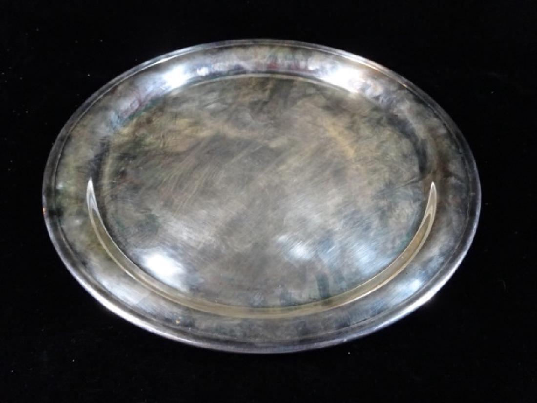GORHAM SILVER PLATE TRAY, LABELED, 12", SKU400.38 (1 of 3)