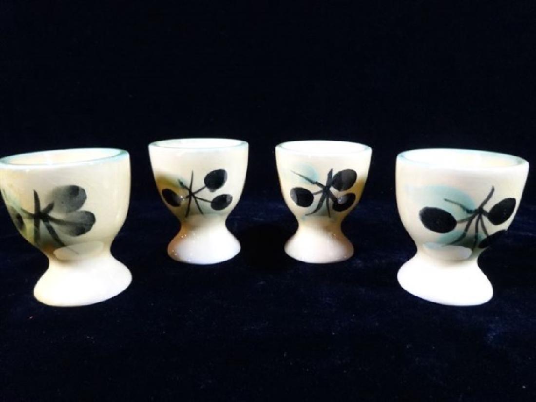 4 L DAKE AMSTERDAM CERAMIC EGG CUPS, VERY GOOD (1 of 4)