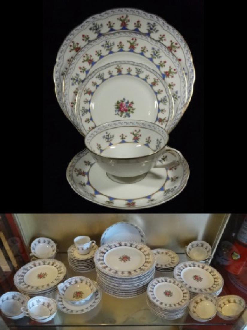 58 PC BERNARDAUD LIMOGES FRANCE CHINA SERVICE, (1 of 8)