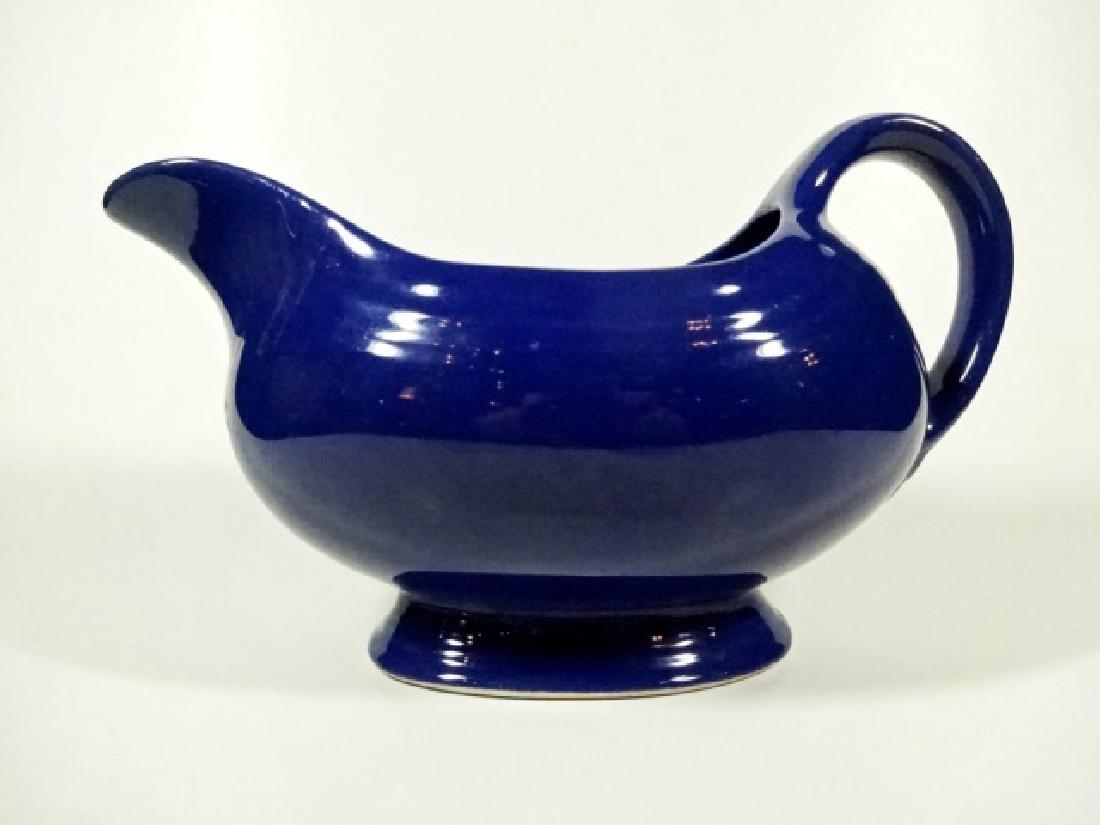 ORIGINAL FIESTAWARE COBALT BLUE GRAVY PITCHER, MARKED