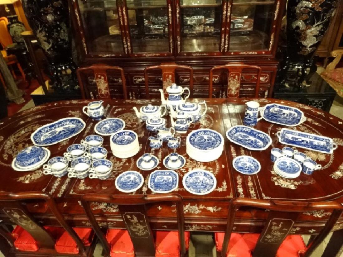 72 PC COPELAND SPODE'S TOWER BLUE CHINA, INCLUDES 13 (1 of 16)
