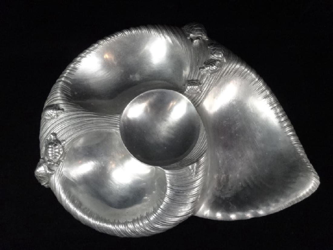 VINTAGE ARTHUR COURT SHELL FORM CRUDITE CHIP & DIP (1 of 7)