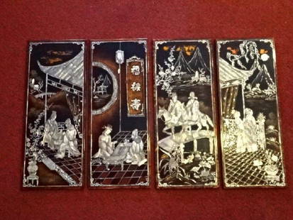 Chinese Wall Panels for Sale at Online Auction