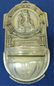 FRENCH BENITIER (HOLY WATER FONT), METAL BAS RELIEF OF