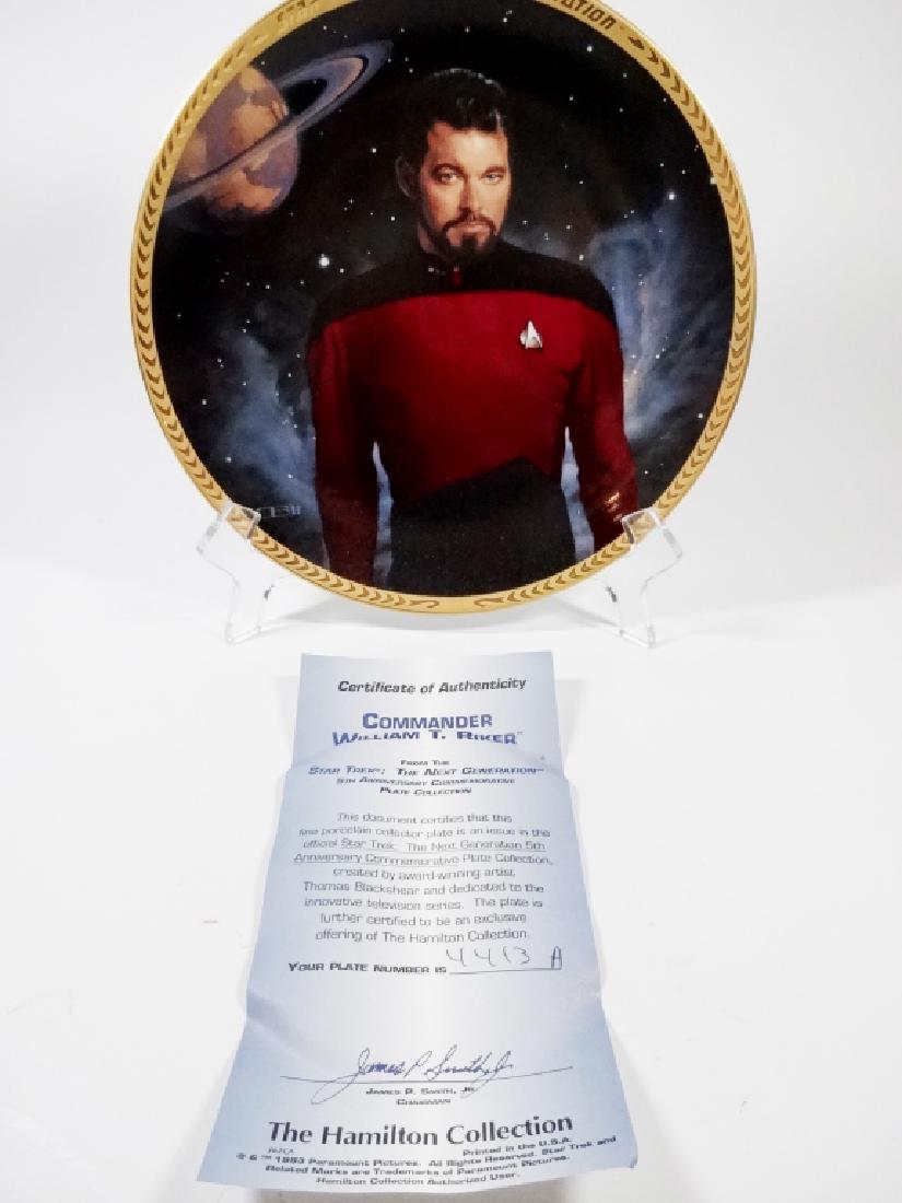 1994 STAR TREK THE NEXT GENERATION COLLECTOR PLATE, (1 of 2)
