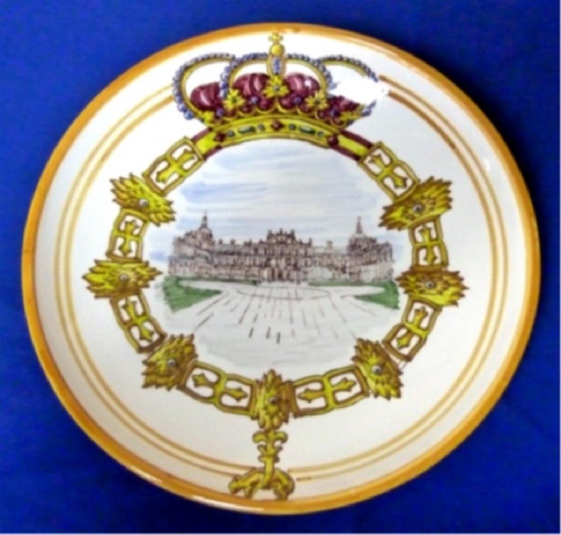 HUGE VINTAGE (CIRCA 1930) HAND PAINTED SPANISH CERAMIC (1 of 1)