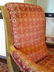 5 PC DINING OR GAME TABLE SET, ROUND GILT WOOD DINING - 6
