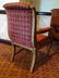 5 PC DINING OR GAME TABLE SET, ROUND GILT WOOD DINING - 8