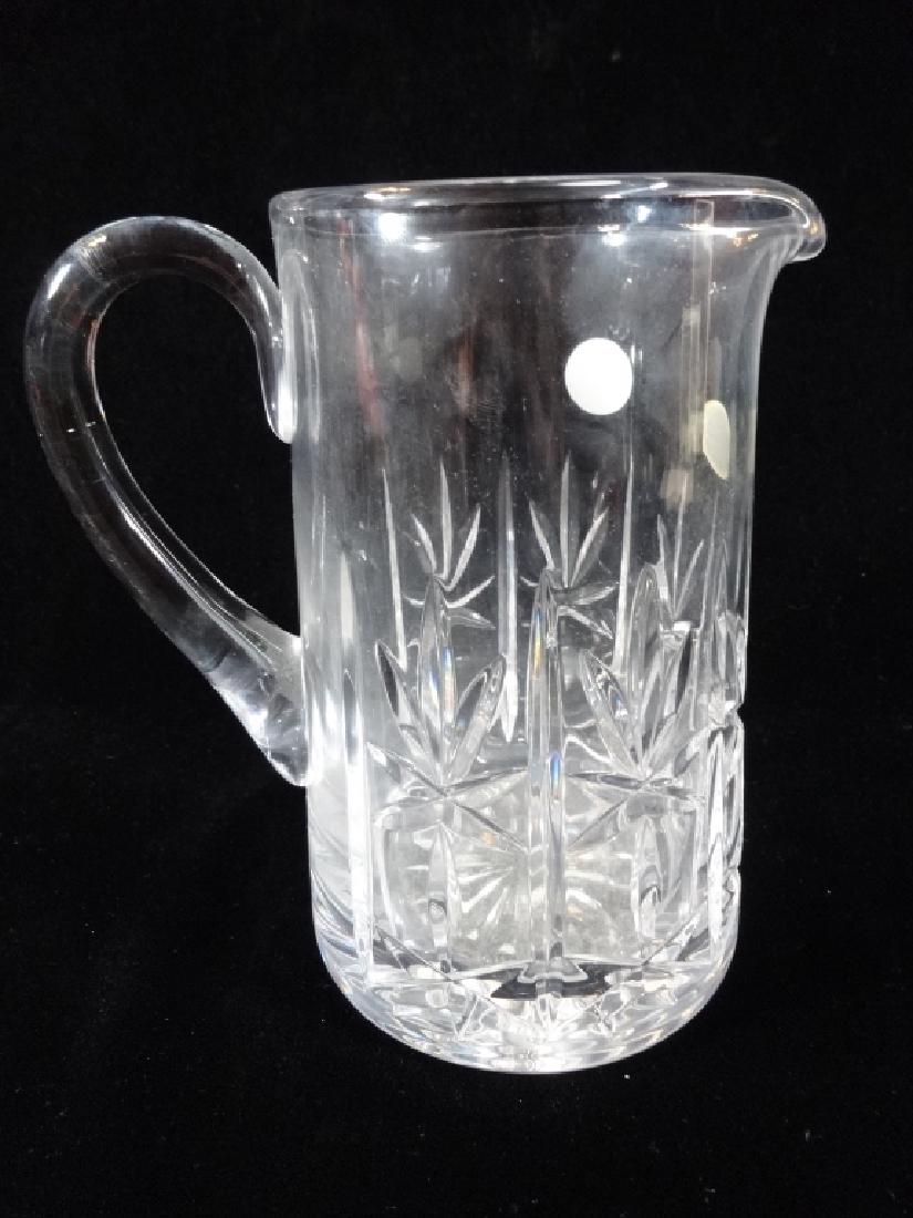 FULL LEAD CUT CRYSTAL PITCHER, HAND BLOWN AND CUT FOR (1 of 3)