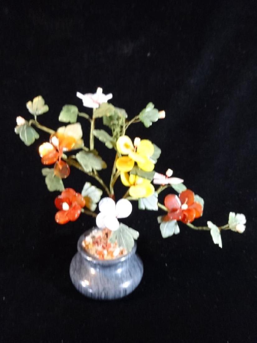 CHINESE STONE FLOWERING TREE, MULTI COLOR BLOSSOMS, IN (1 of 3)