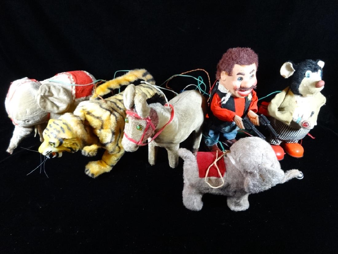 6 VINTAGE MECHANICAL TOYS, INCLUDES 2 ELEPHANTS, (1 of 7)