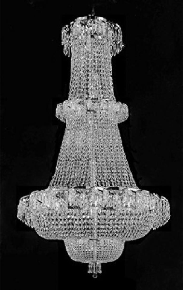 SPECTACULAR FRENCH EMPIRE STYLE CRYSTAL CHANDELIER, (1 of 1)