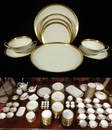 265 PC HUTSCHENREUTHER CHINA SERVICE, 02396 WHITE WITH