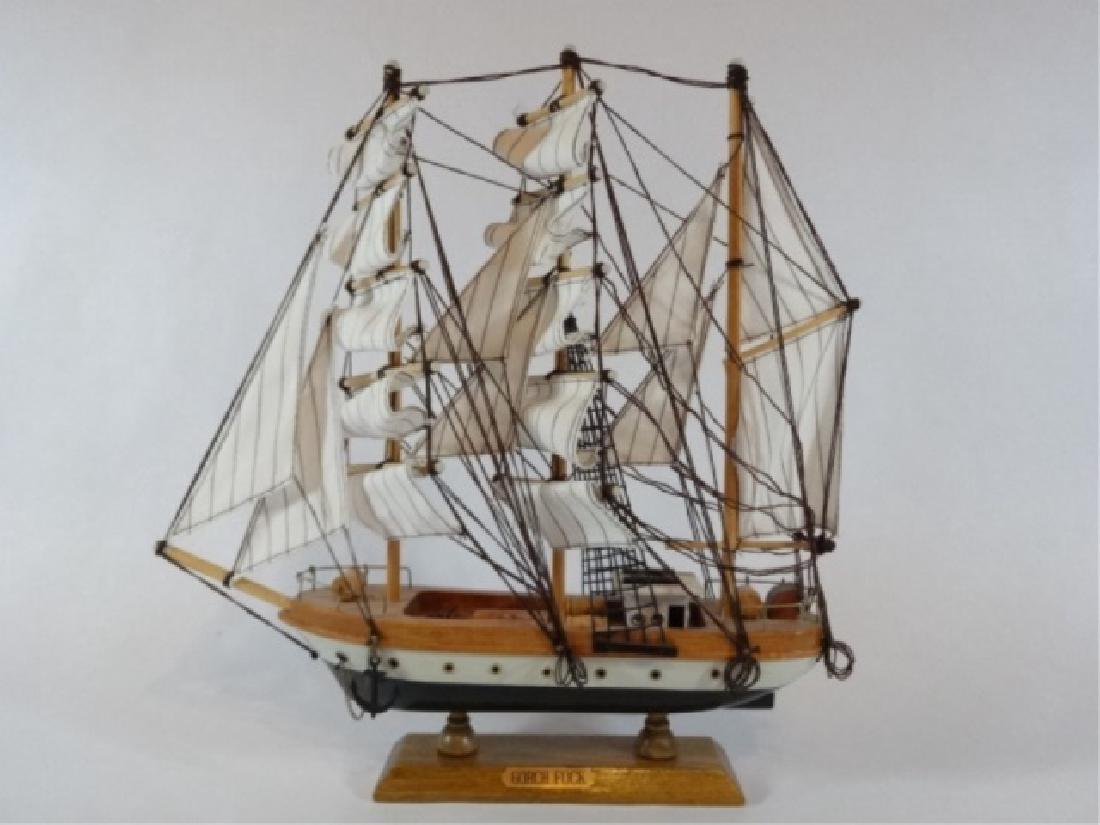 WOODEN TALL SHIP MODEL, GERMAN CADET TRAINING SHIP (1 of 7)