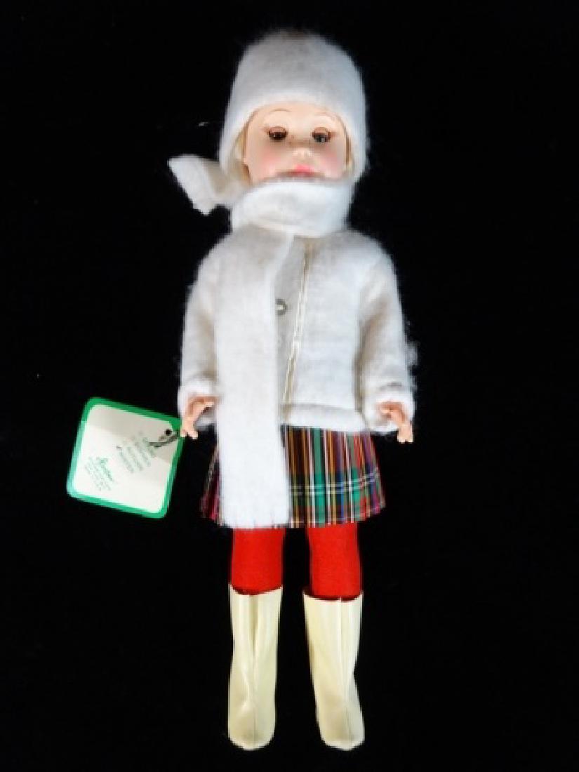 VINTAGE EFFANBEE "WINTER" DOLL, 4 SEASONS COLLECTION,: VINTAGE EFFANBEE "WINTER" DOLL, 4 SEASONS COLLECTION, WITH ORIGINAL BOX AND TAG, VERY GOOD VINTAGE CONDITION, 16" X 6", SKU531
