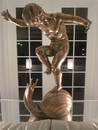 HUGE GIOVANNI CAPPELLETTI (1889-1964) BRONZE SCULPTURE,