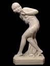 LARGE CIPRIANI WHITE MARBLE SCULPTURE, ART DECO