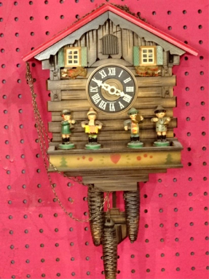 CUENDET SWISS MUSICAL CLOCK, VERY GOOD CONDITION, 11" X