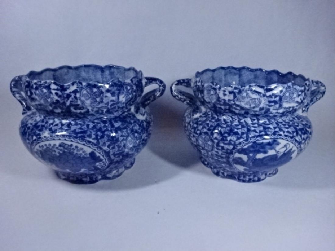 2 BLUE AND WHITE CHINESE PORCELAIN BOWLS WITH DUAL (1 of 6)