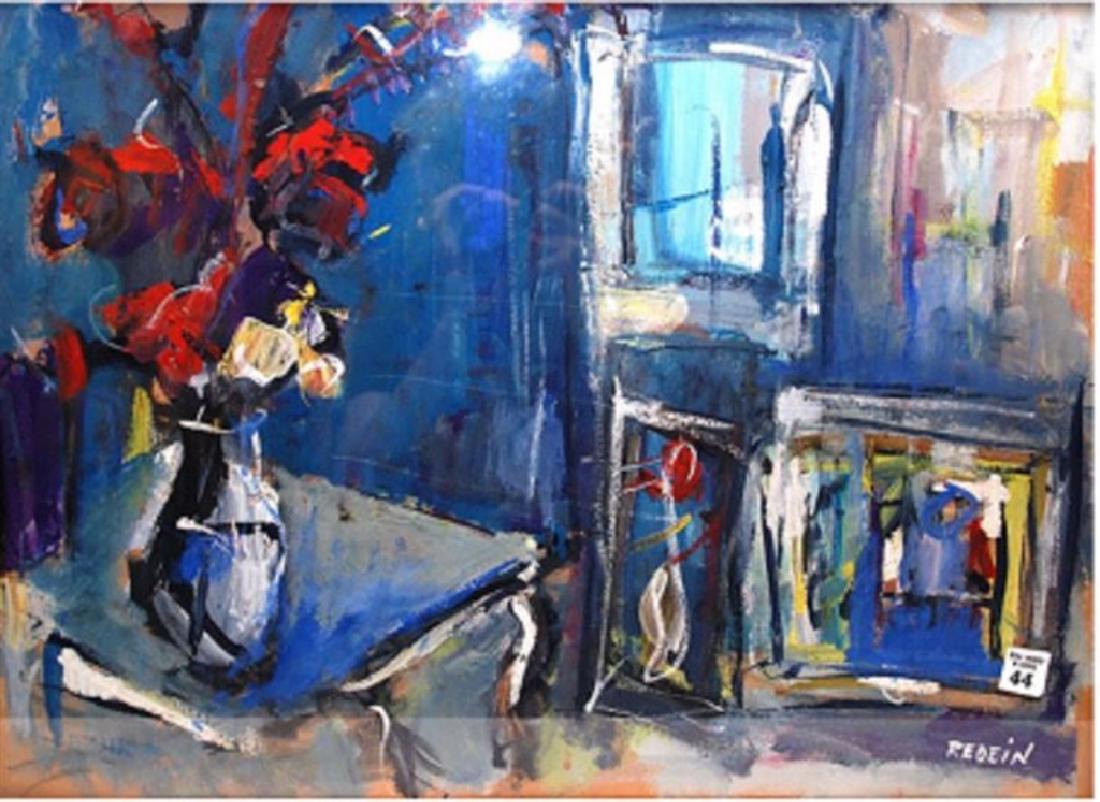 ALEXANDER REDEIN (AMERICAN 1912-1965) OIL ON PAPER (1 of 1)