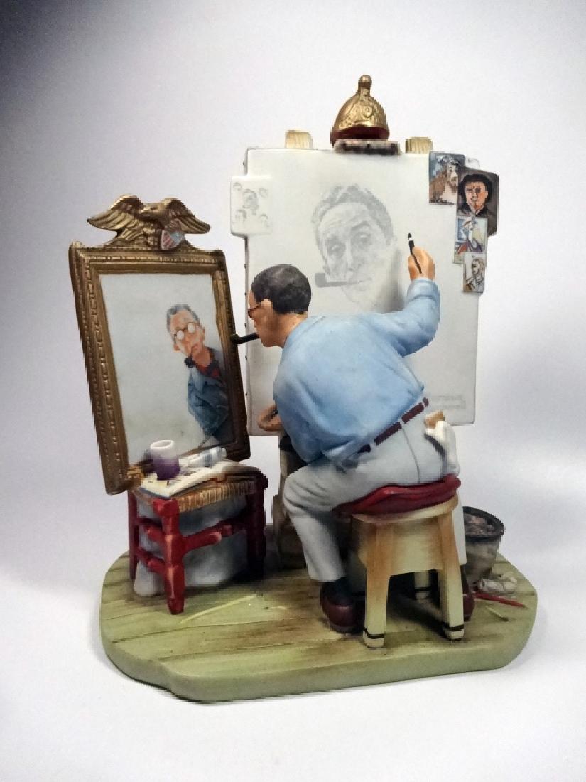NORMAN ROCKWELL PORCELAIN FIGURINE BY GORHAM, "SELF (1 of 6)