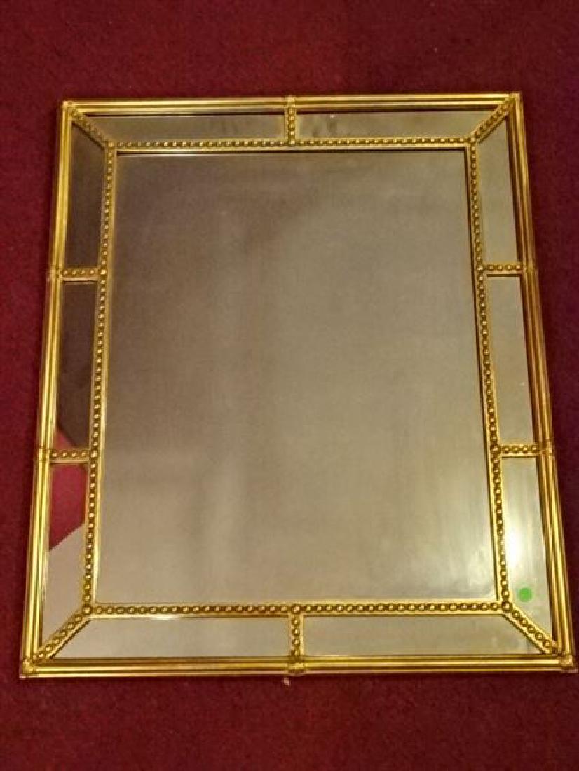 NEOCLASSICAL GOLD FINISH MIRROR, VERY GOOD CONDITION, (1 of 4)