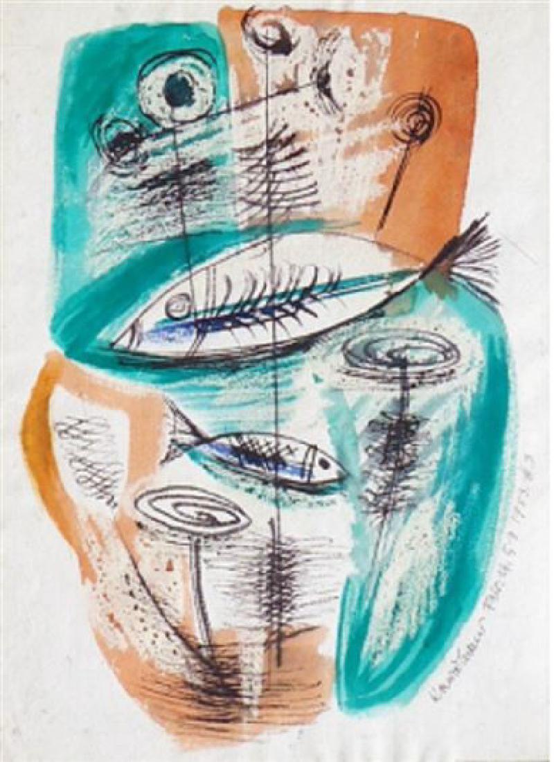 KONRAD CRAMER (AMERICAN 1888-1963) MIXED MEDIA ON (1 of 1)