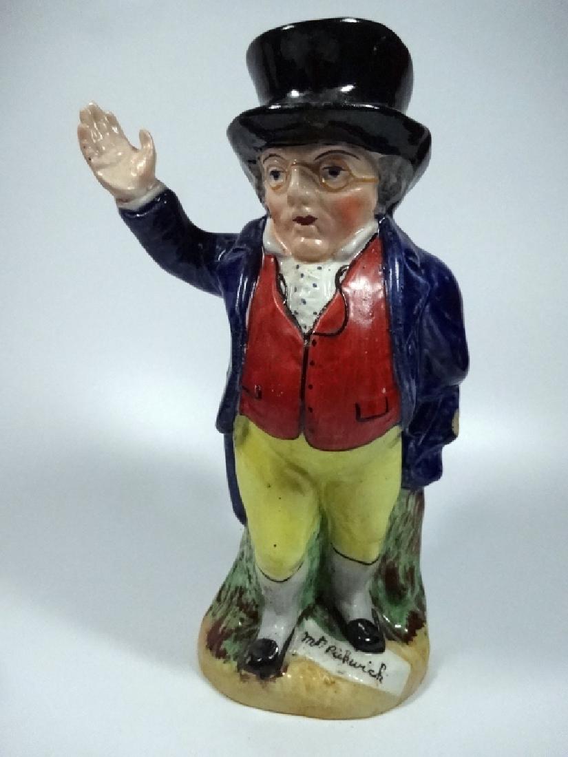 VINTAGE WILLIAM KENT POTTERY TOBY JUG, MR. PICKWICK, (1 of 8)