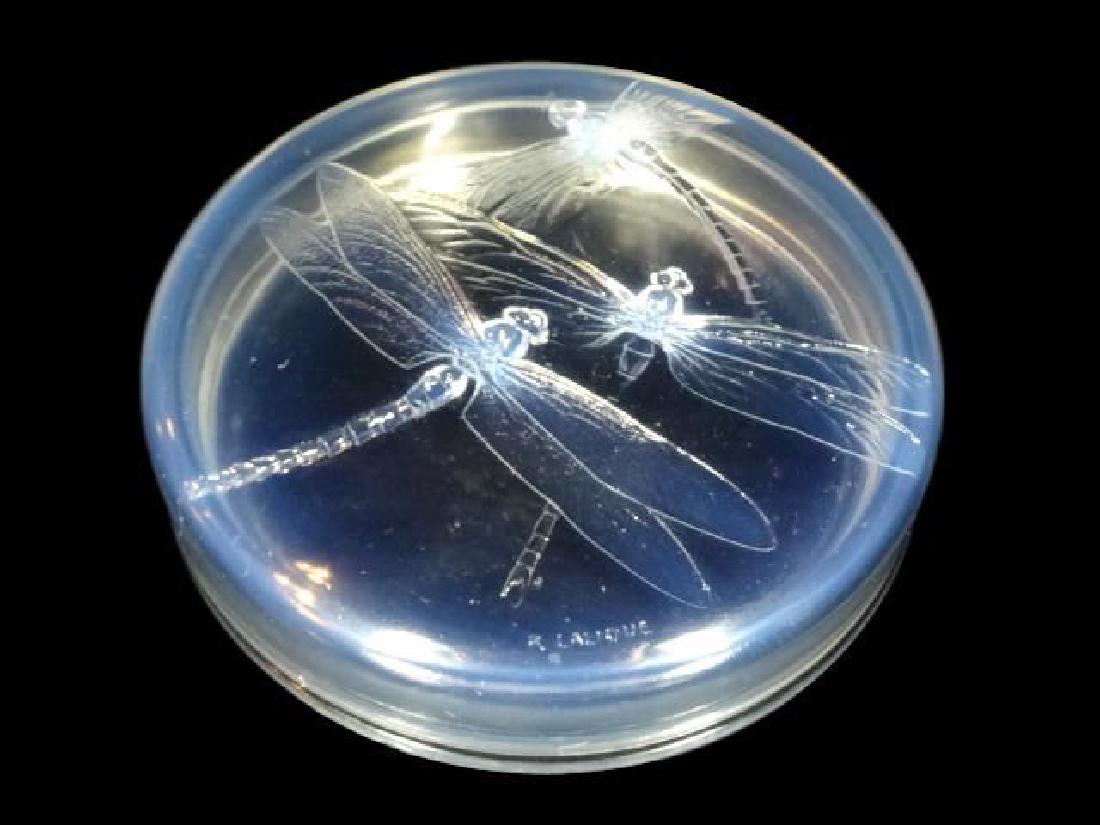 RENE LALIQUE CRYSTAL BOX GEORGETTE, OPALESCENT GLASS (1 of 10)