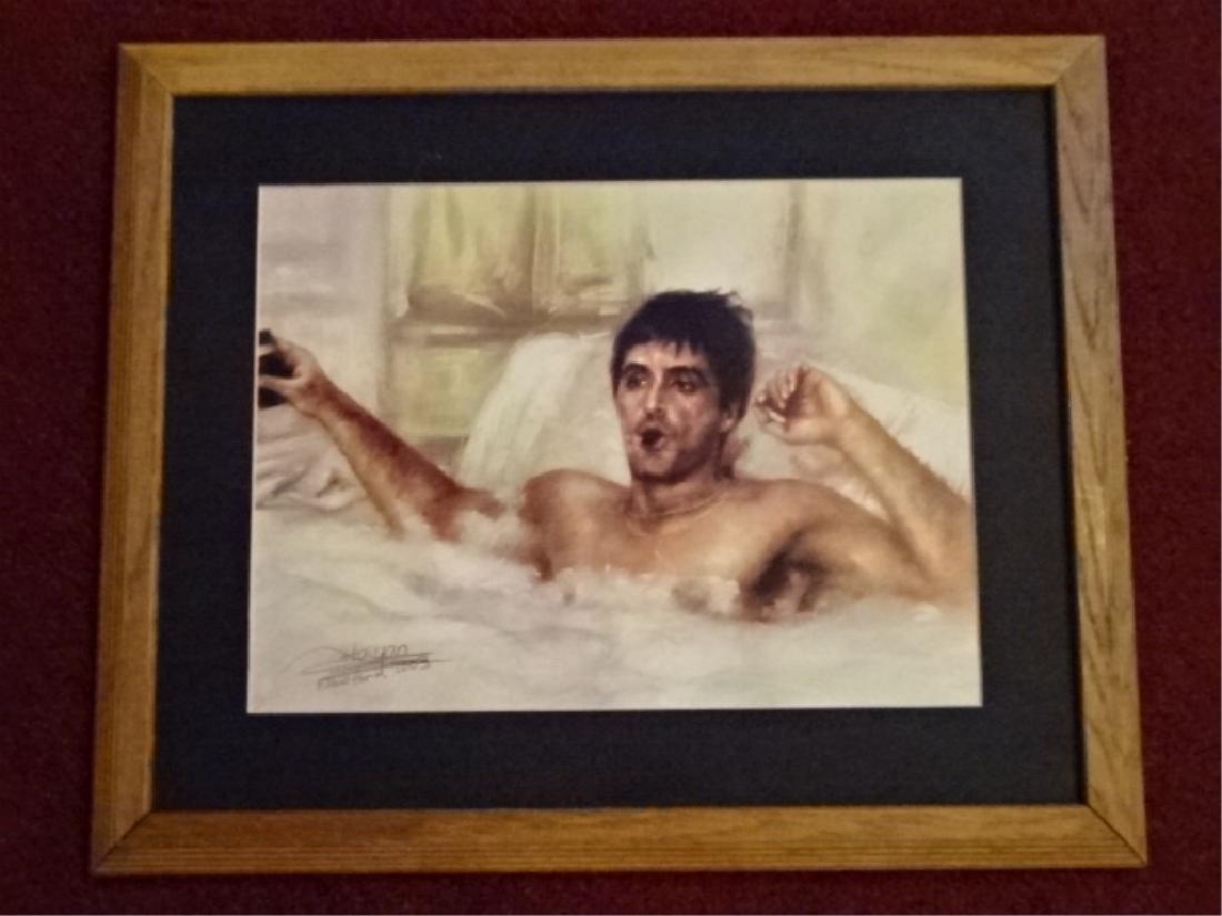 HAIYAN AL PACINO LITHOGRAPH, AL PACINO AS SCARFACE IN (1 of 5)