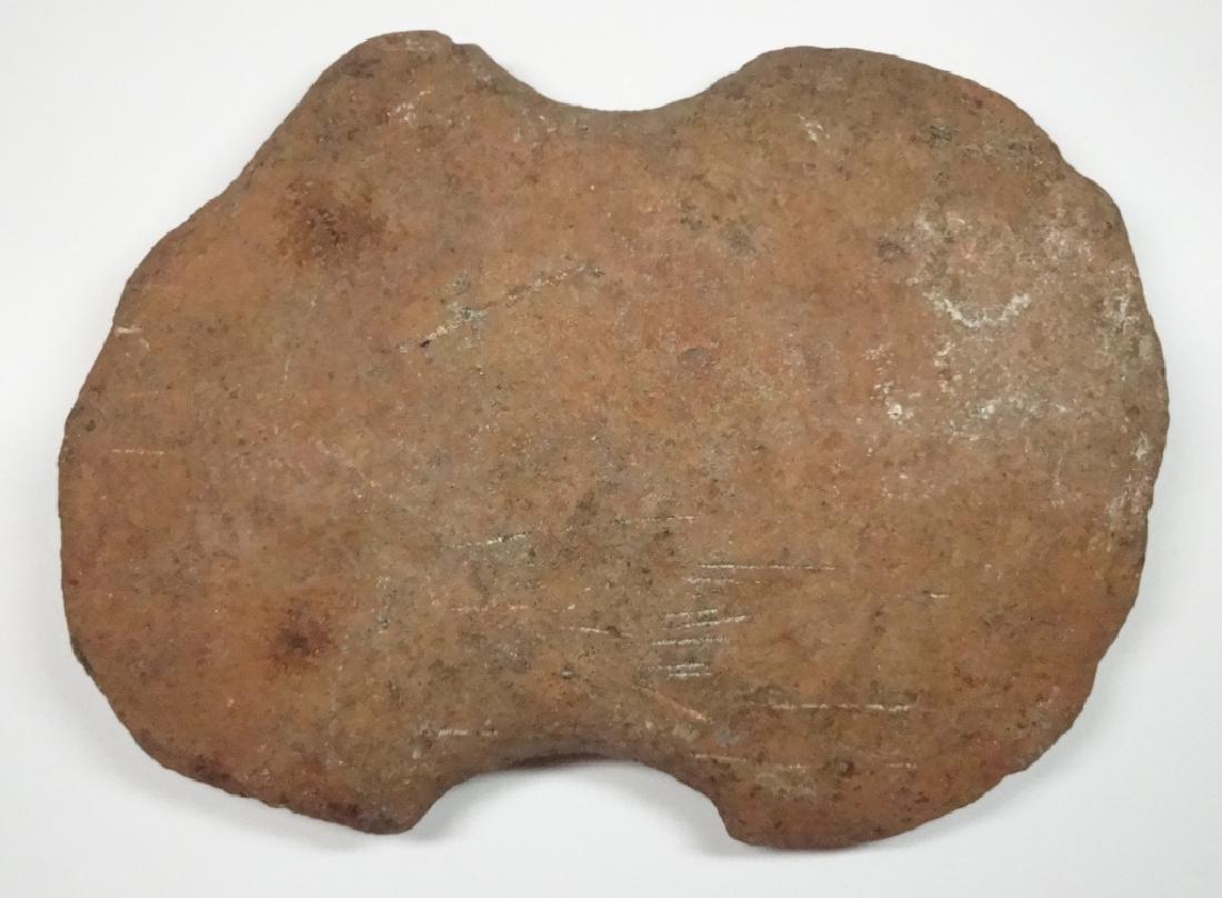 HUGE STONE AXE HEAD, APPROX 8.5" X 7" X 1.5" (1 of 5)