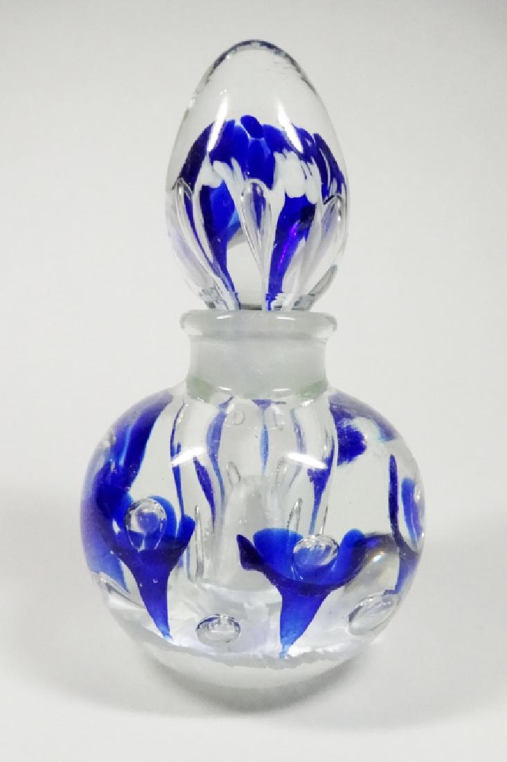 Joe St. Clair Art Glass Floral Perfume Joe St. Clair Art Glass Floral Perfume