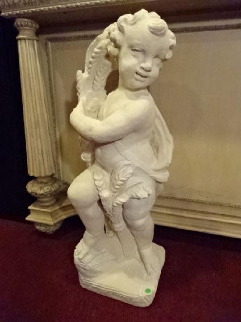 LARGE CAST CONCRETE SCULPTURE, NEOCLASSICAL STYLE, (1 of 4)